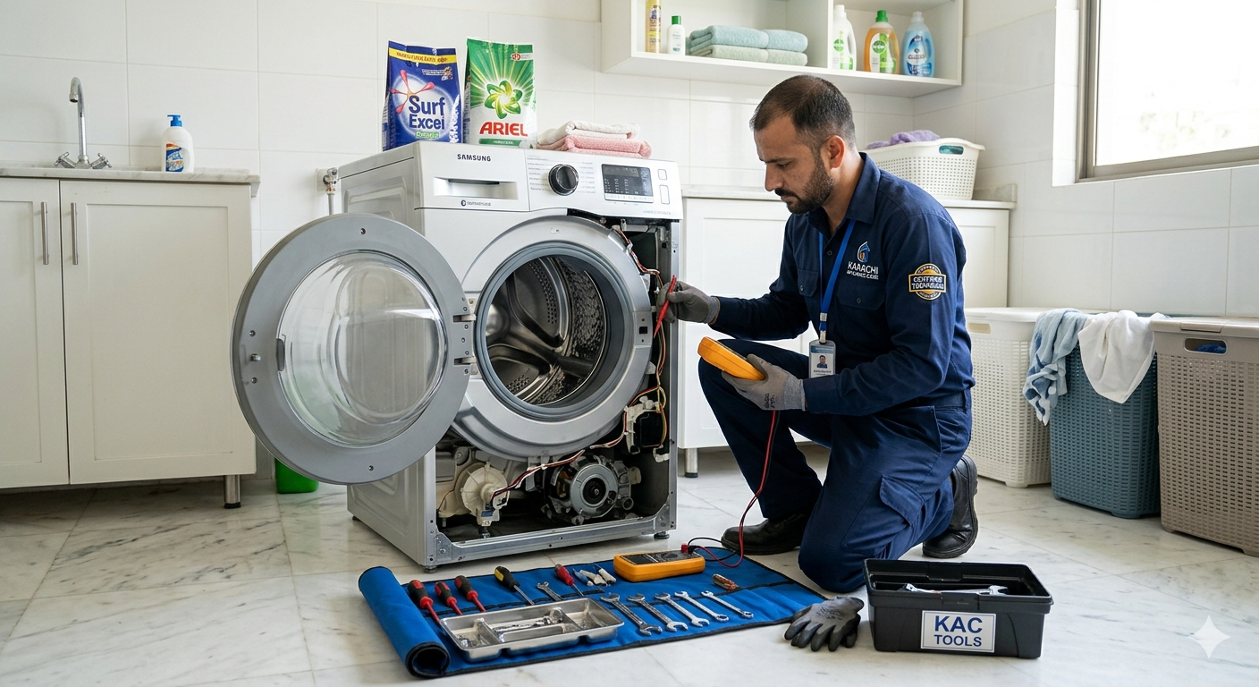 Washing Machine Repair Service in Karachi – Professional Appliance Solutions | Ahmad Electronics