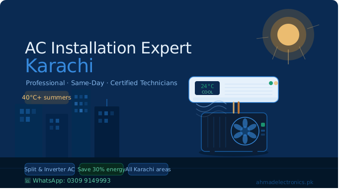 Best AC Installation Expert Karachi | Fast & Affordable